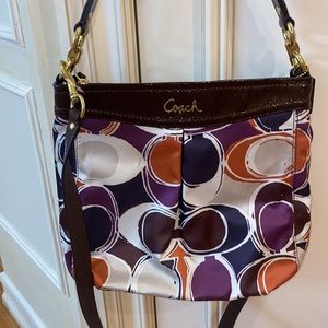 New Multi Color Coach bag
